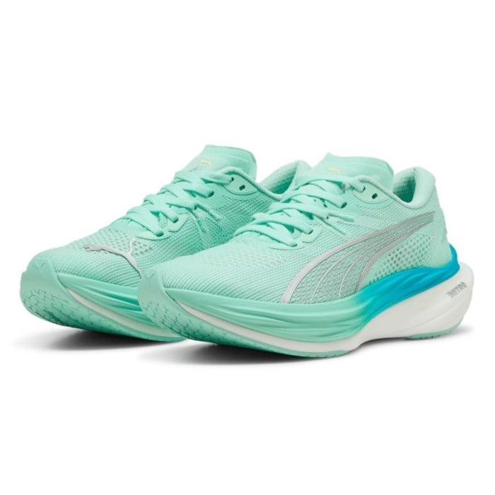 Puma Deviate Nitro 3 - Womens Running Shoes - Mint Melt/Speed Blue