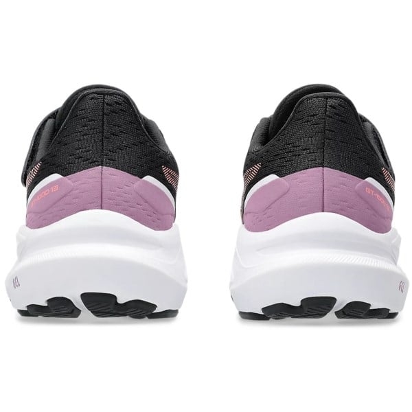 Asics GT-1000 13 PS - Kids Running Shoes - Black/Sun Coral
