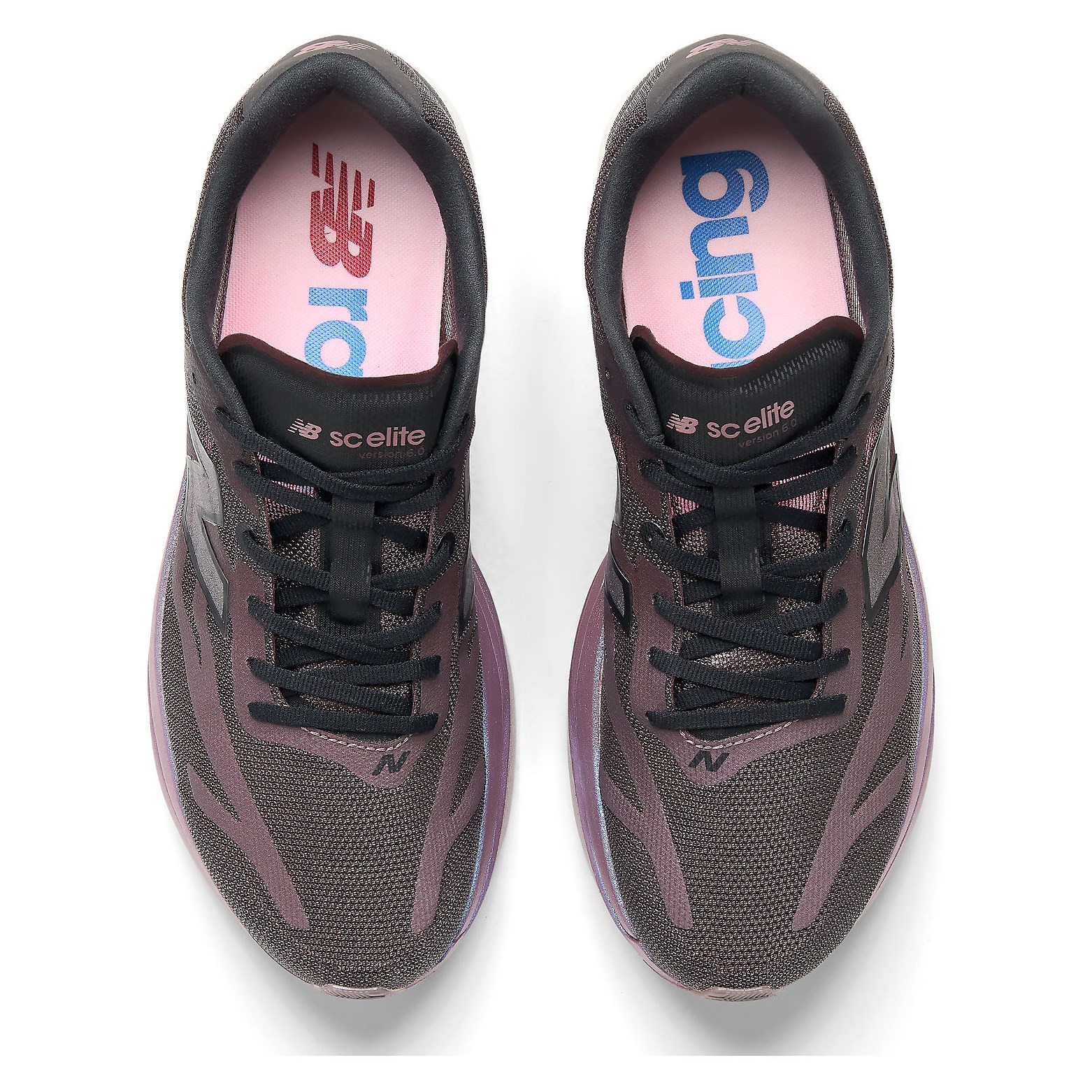 New Balance Supercomp Elite v6 - Mens Racing Shoes - Cherry Leather/Pebble - image 4