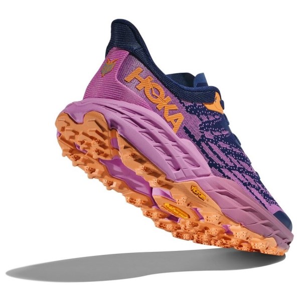 Hoka Speedgoat 5 - Womens Trail Running Shoes - Bellwether Blue/Cyclamen