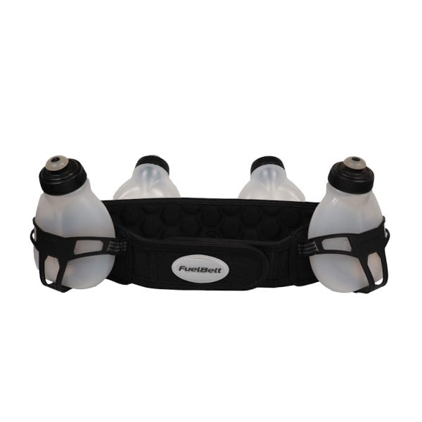 Fuel Belt - Helium 4-Bottle Belt - Black/Clear