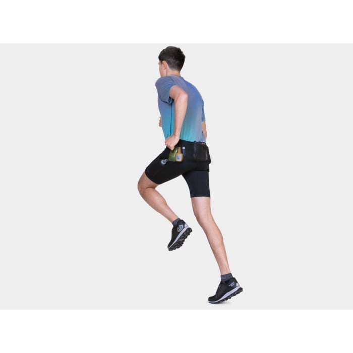 Ronhill Mens Tech All-Terrain 8 Inch Stretch Running Shorts - All Black