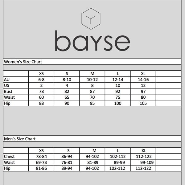 View size chart