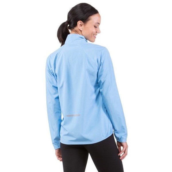 Ronhill Core Womens Running Jacket - Cornflower Blue/Bright white