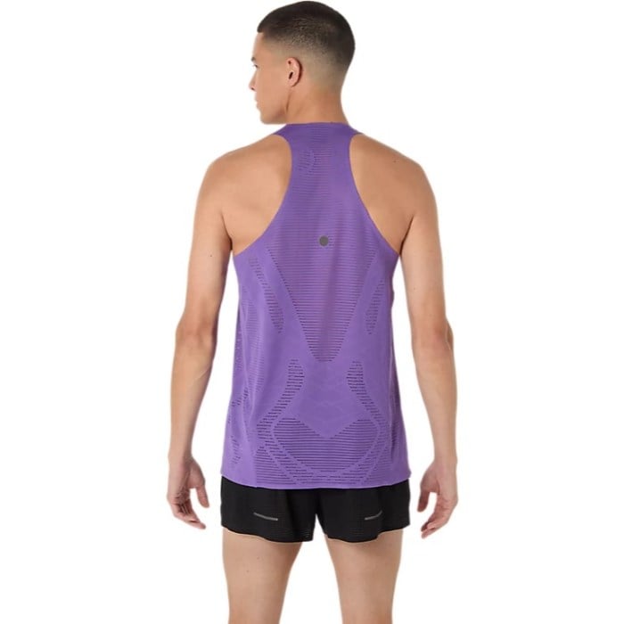 Asics MetaRun Mens Running Singlet - Edo Purple