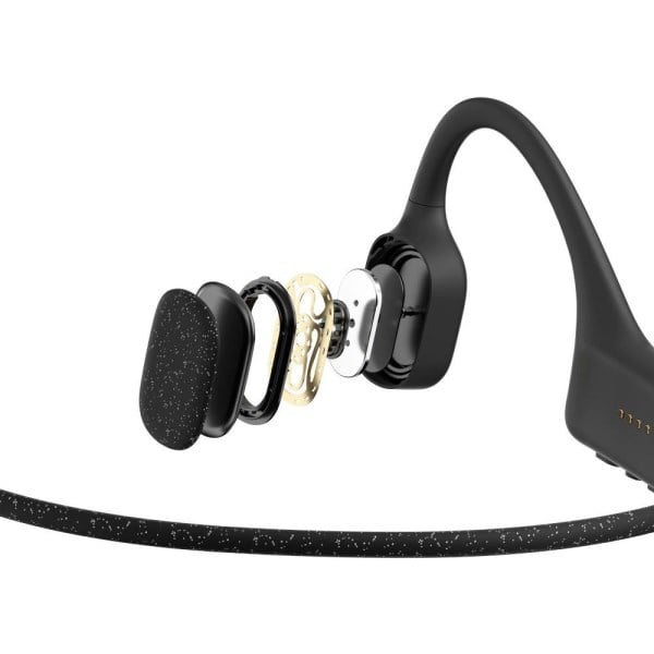 Shokz OpenSwim Wireless Waterproof Bone Conduction MP3 Headphones - Black