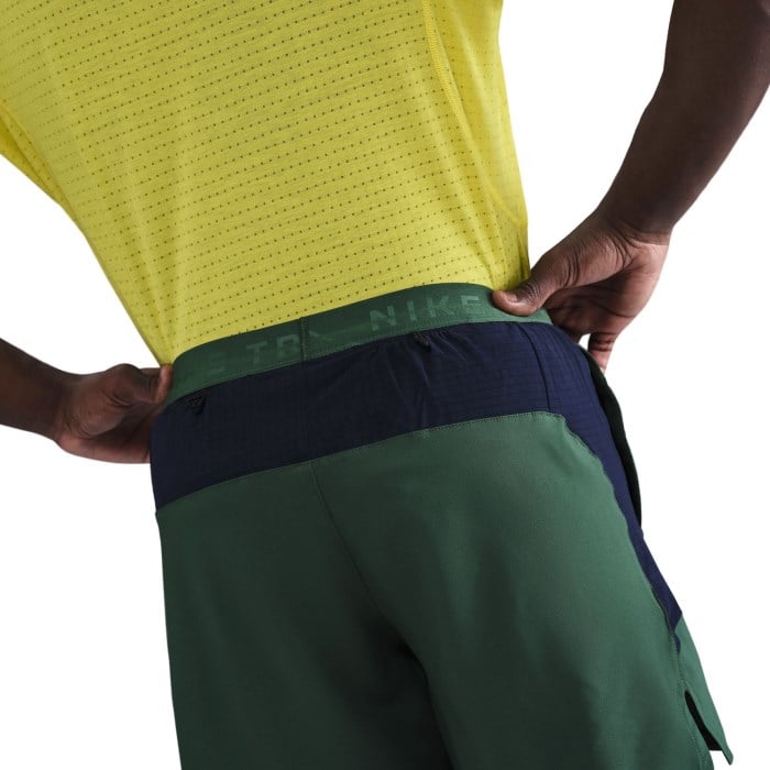 Nike Trail 6 Inch Brief-Lined Mens Running Shorts - Fir/Obsidian/Summit White