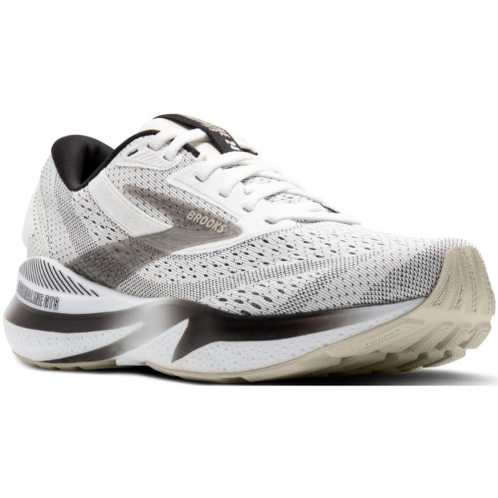 Brooks Adrenaline GTS 24 - Womens Running Shoes - White/Black/Pelican