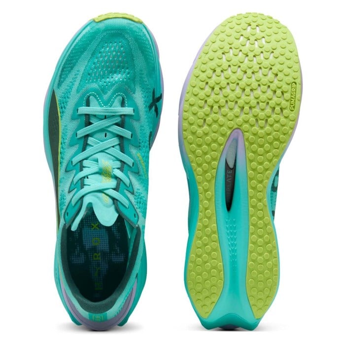 Puma Deviate Nitro Elite 4 Hyrox - Mens Running Shoes - Intense Mint/Light Lavender - image 3