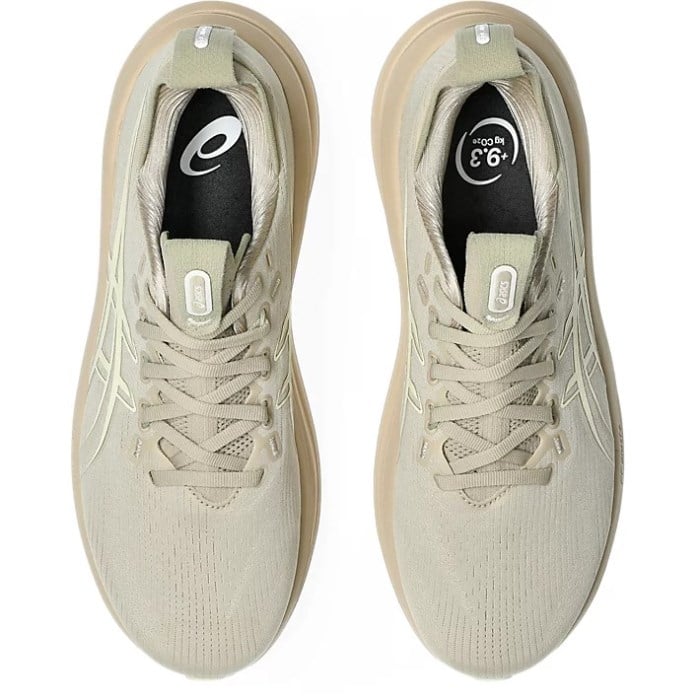 Asics Gel Nimbus 28 - Mens Running Shoes - Feather Grey/Cream