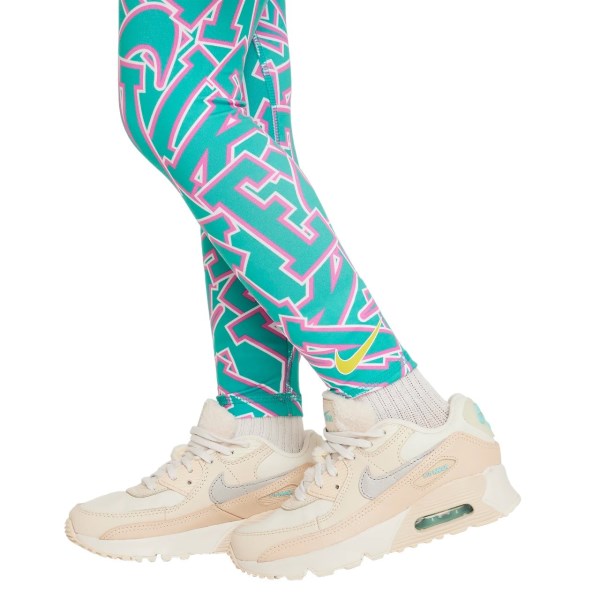 Nike Join The Club Kids Girls Tights - Clear Jade