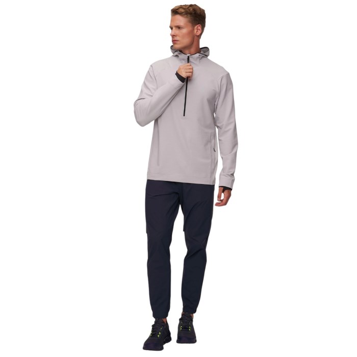 On Mens Pace Hoodie - Glacier