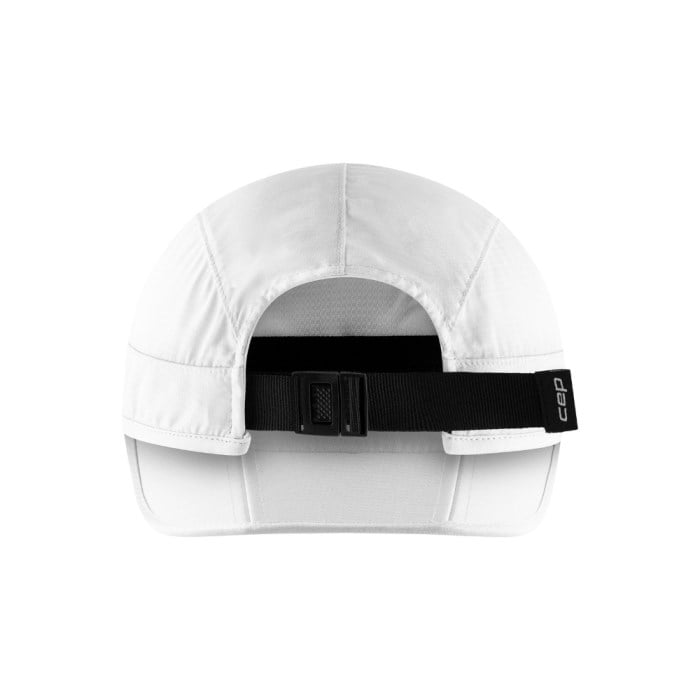 CEP Core Run Unisex Foldable Cap - White