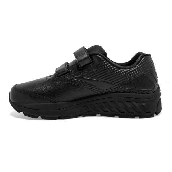 Brooks Addiction Walker 2 Leather Velcro - Womens Walking Shoes - Black