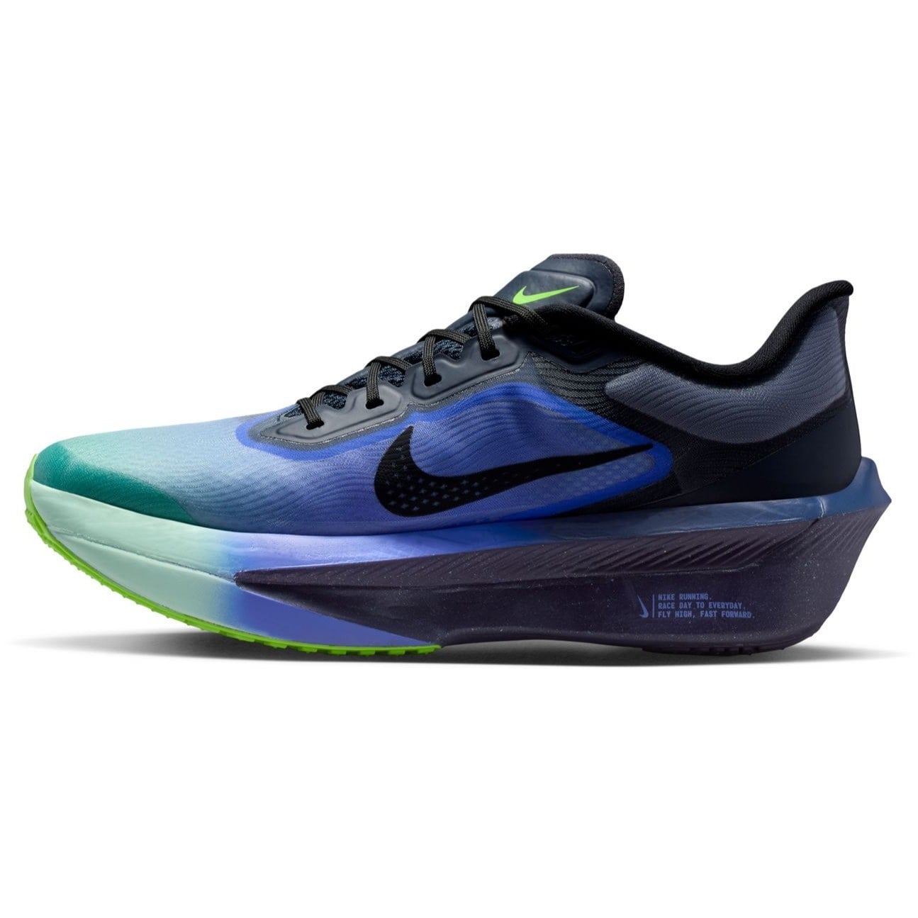 Nike Zoom Fly 6 - Mens Running Shoes - Dark Obsidian/Black/Racer Blue
