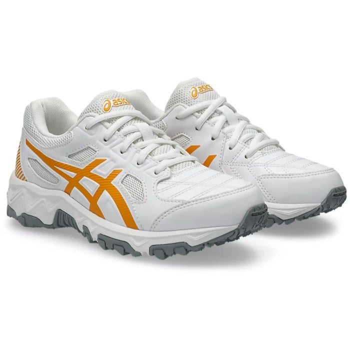 Asics Gel Trigger 12 TX GS - Kids Cross Training Shoes - White/Yamabuki