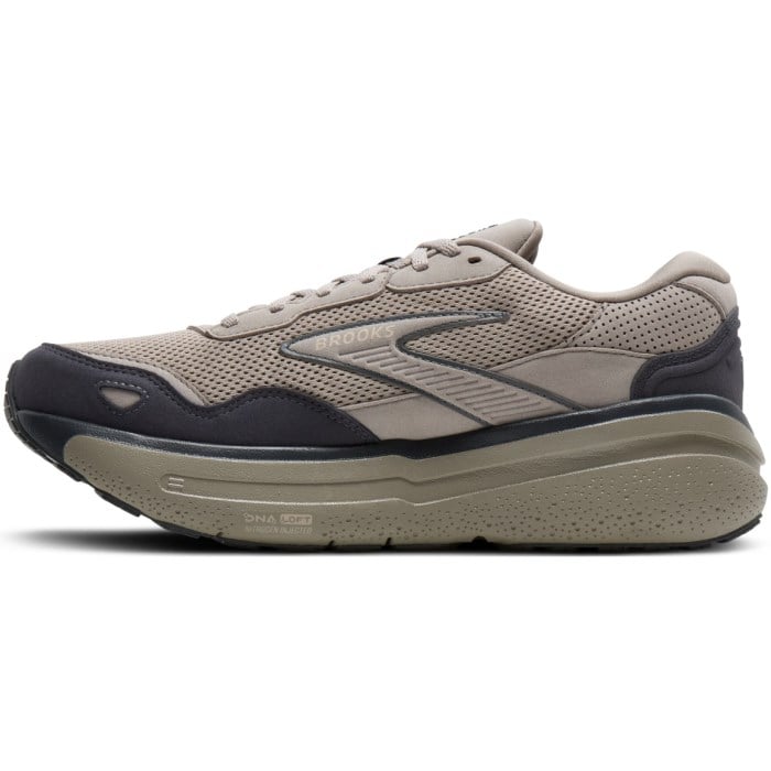 Brooks Ghost Max 2 Suede - Mens Walking Shoes - Rockridge/Ebony