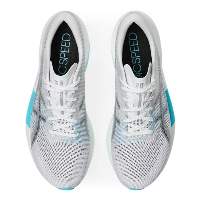 Asics Magic Speed 5 - Unisex Road Racing Shoes - White/Pure Silver - image 3