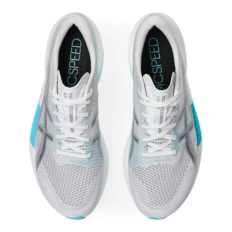 Asics Magic Speed 5 - Unisex Road Racing Shoes - White/Pure Silver - image 3