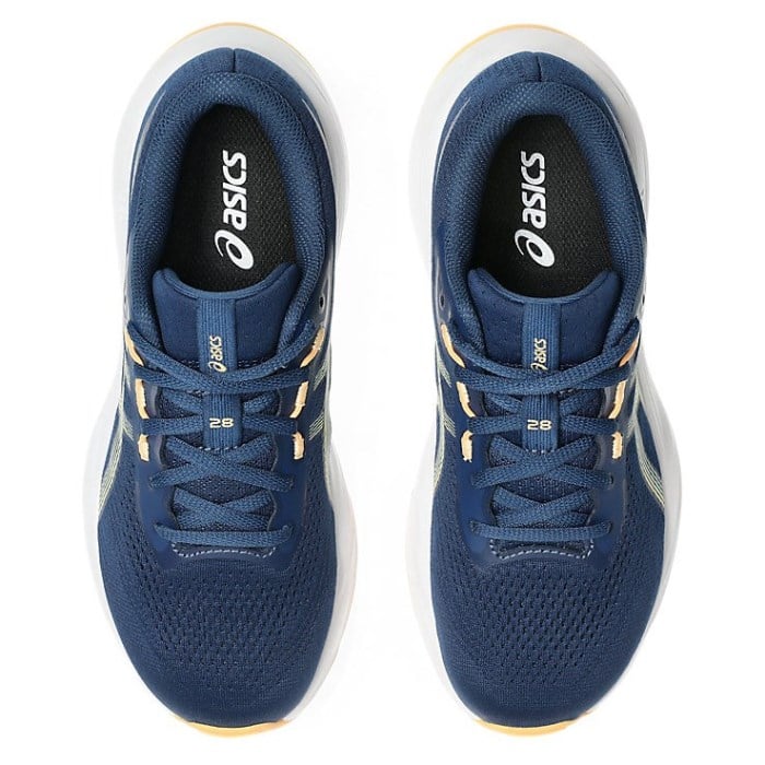 Asics Gel Cumulus 28 GS - Kids Running Shoes - Independence Blue/Orange Glow - image 4