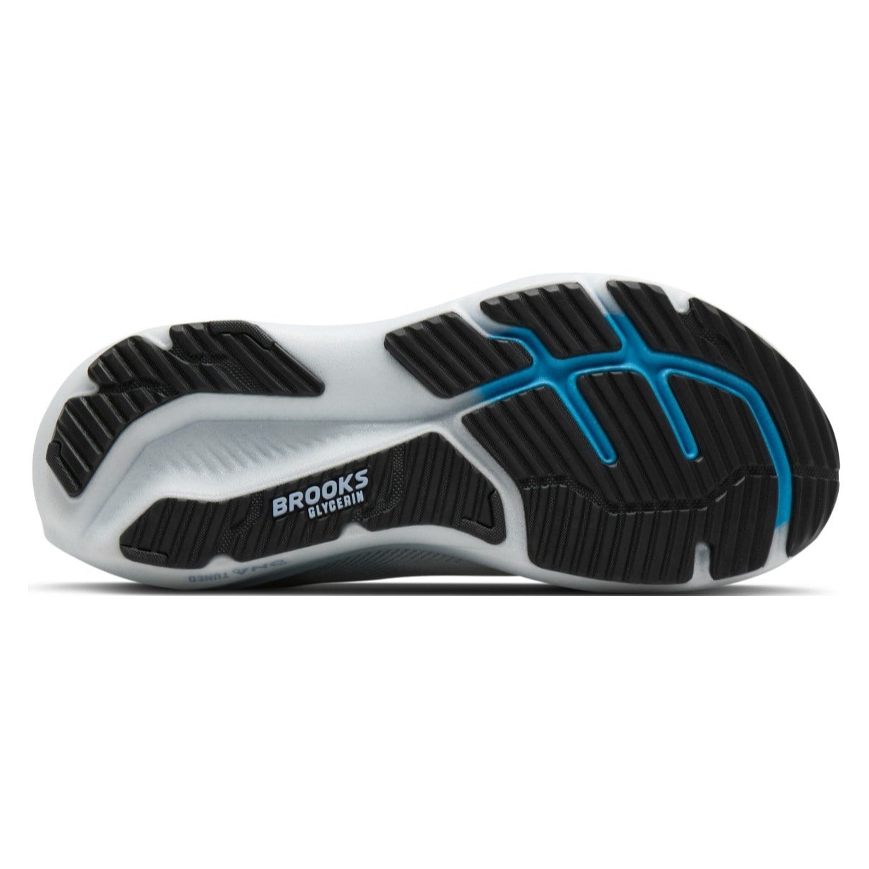 Brooks Glycerin 23 - Mens Running Shoes - White/Rain/Baltic Sea - image 4