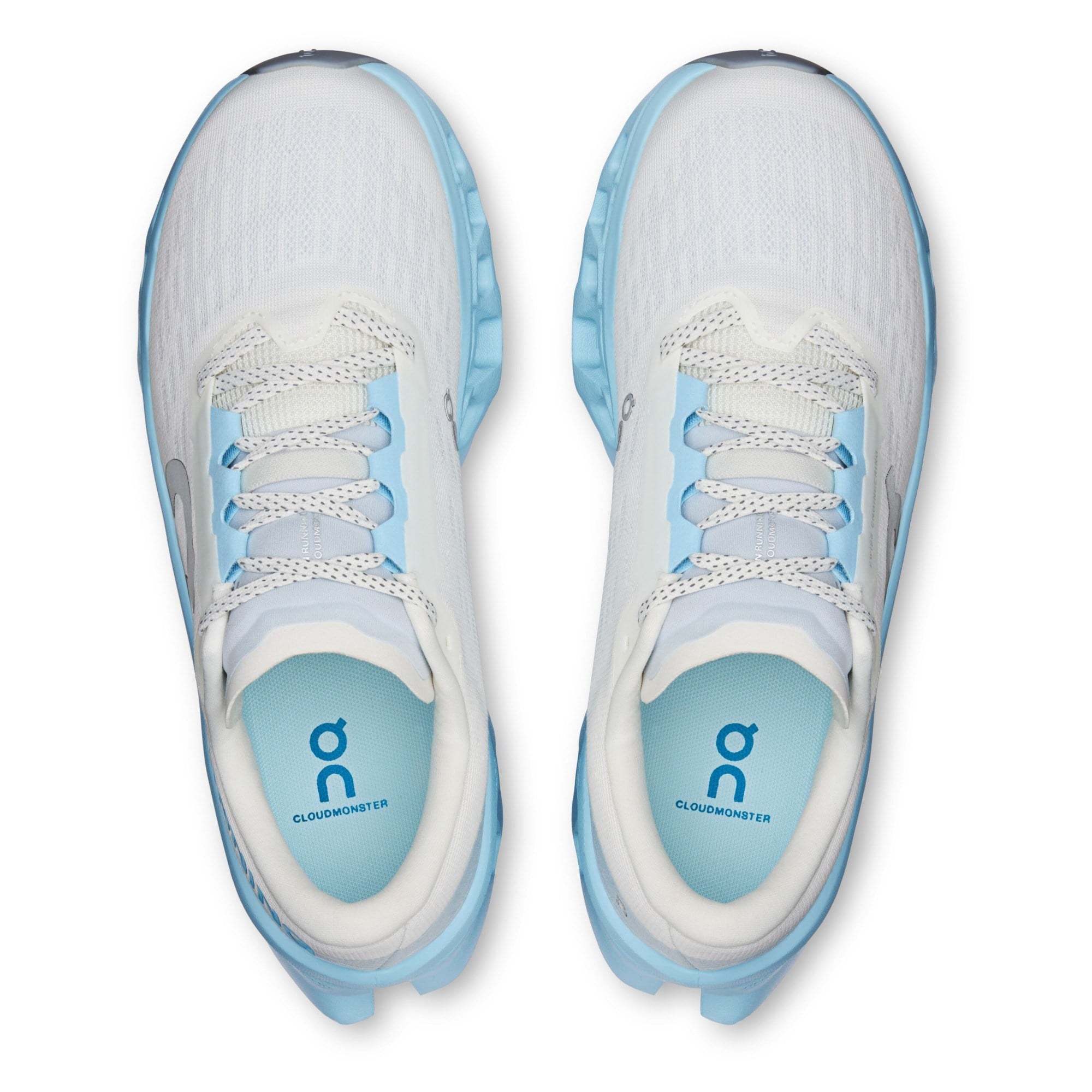 On Cloudmonster 3 - Womens Running Shoes - Ivory/Topaz - image 4