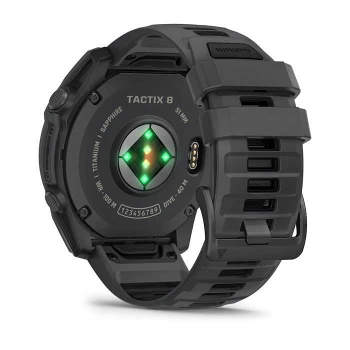 Garmin tactix 8 51mm AMOLED Premium Smartwatch - Slate Gray with Cerakote Coating