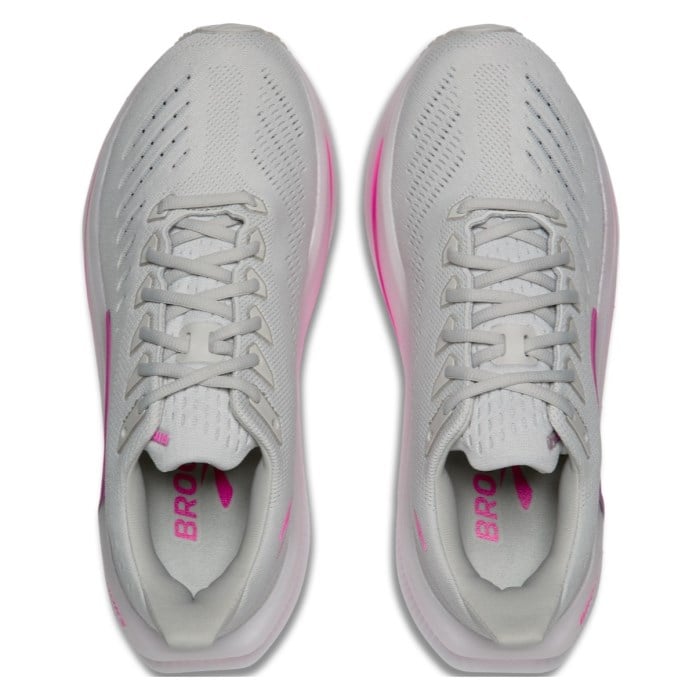 Brooks Glycerin Max 2 - Womens Running Shoes - Oyster/Argyle/Cyber Pink - image 3
