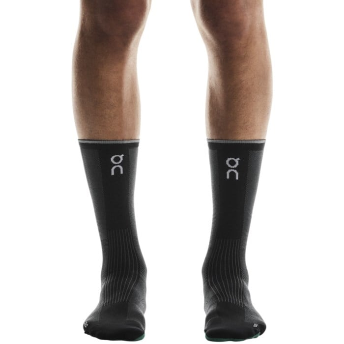 On Elite Run High Sock - Black