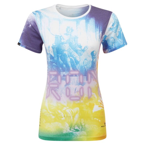 Ronhill Tech Golden Hour Womens Running T-Shirt - Imperial/Solar Olympus