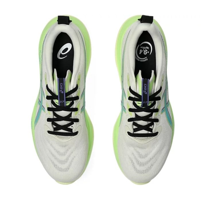 Asics Gel Cumulus 27 - Mens Running Shoes - Birch/Lime Green