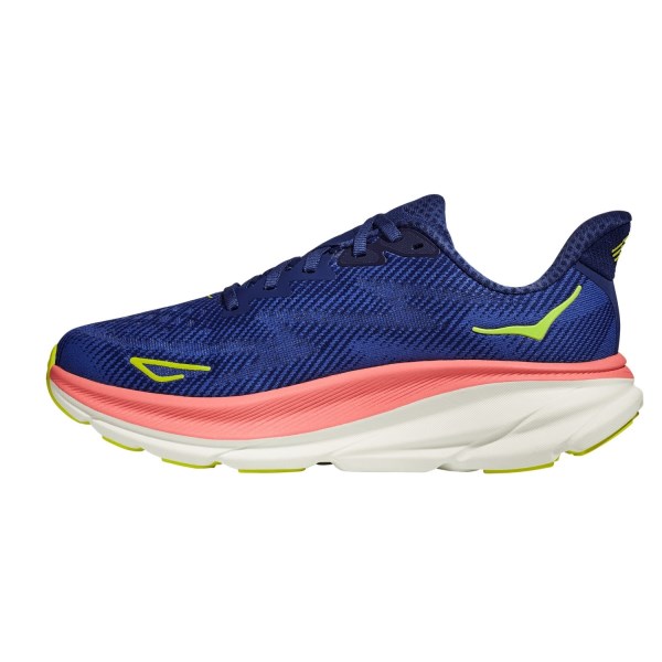 Hoka Clifton 9 - Womens Running Shoes - Evening Sky/Coral
