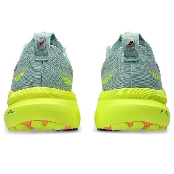 Asics Gel Kayano 31 - Womens Running Shoes - Light Celadon/Safety Yellow