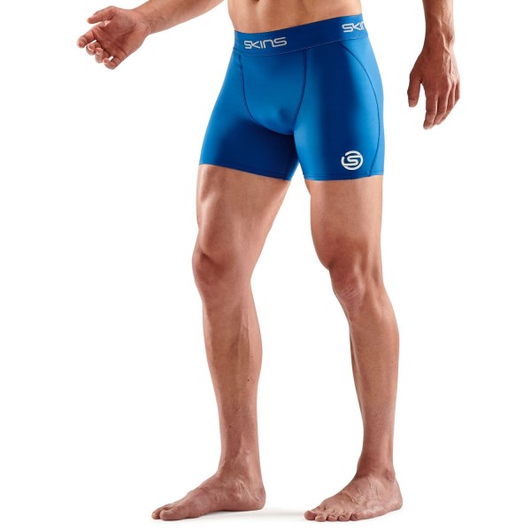Skins Series-1 Mens Compression Shorts - Bright Blue