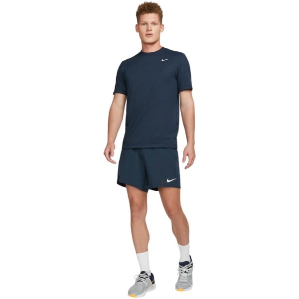 Nike Dri-Fit Mens Training T-Shirt - Obsidian/Matte Silver