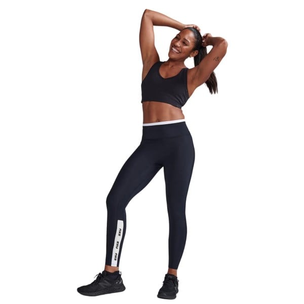 2XU Form Inline Hi-Rise Womens Compression Tights - Black/White