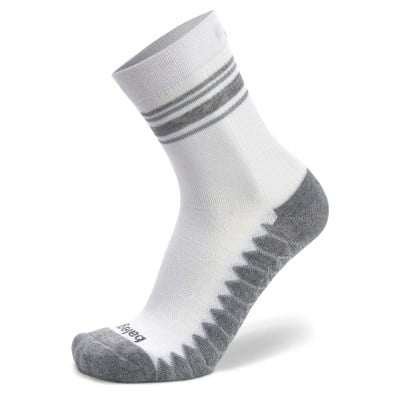 Balega Silver Mini Crew Running Socks - White
