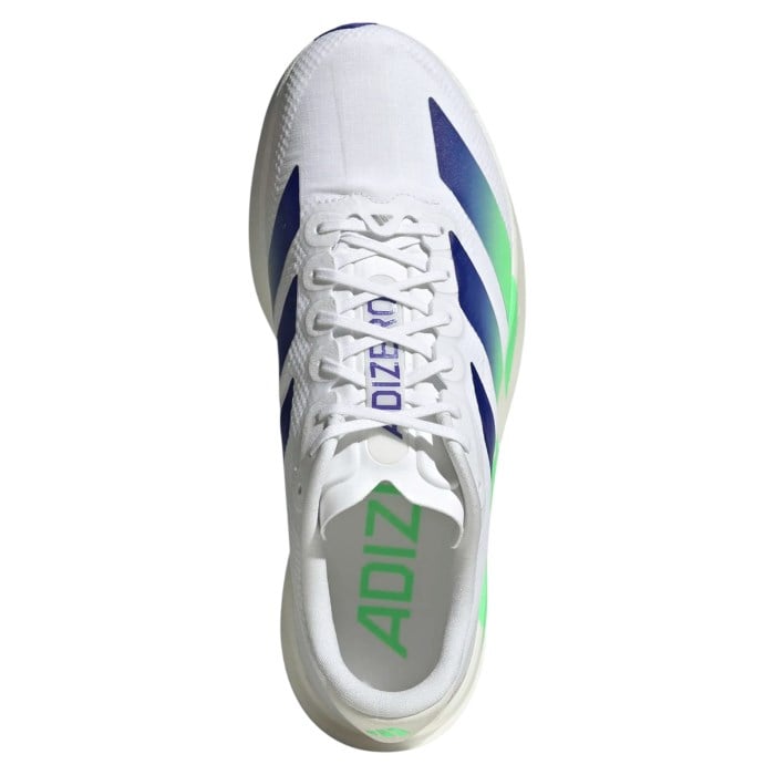 adidas Adizero Evo SL Woven - Mens Running Shoes - White/Beam Green/Chalk White - image 5
