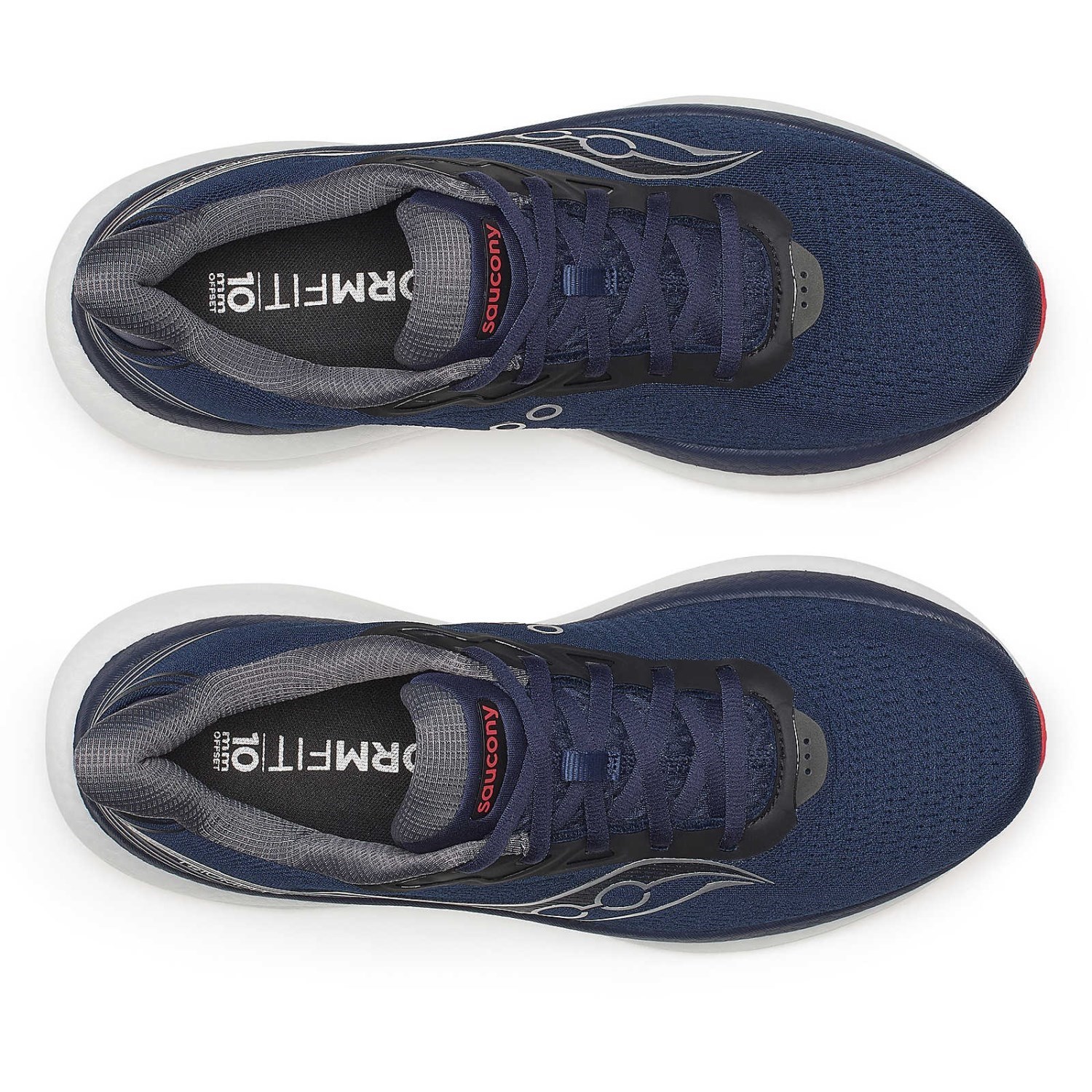 Saucony Triumph 23 - Mens Running Shoes - Navy/Red