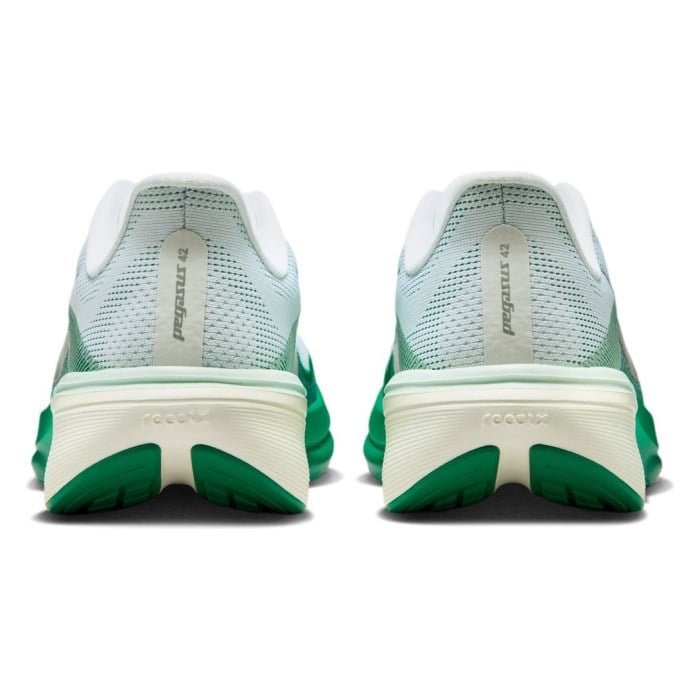 Nike Pegasus 42 - Womens Running Shoes - White/Metallic Silver/Malachite