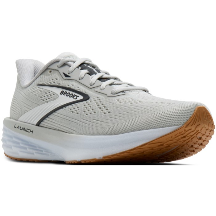 Brooks Launch 12 - Mens Running Shoes - Oyster/White/Phantom