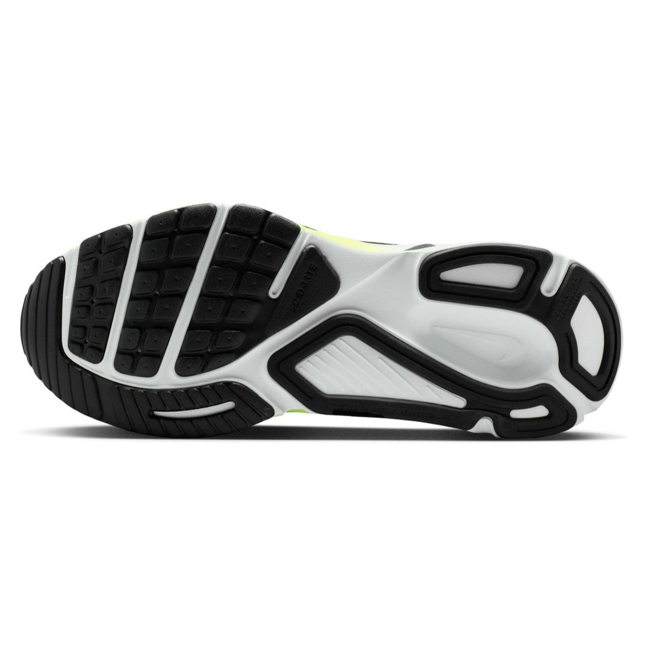 Nike Structure Plus - Mens Running Shoes - White/Black/Volt