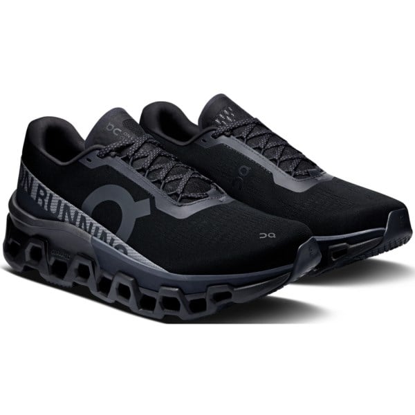 On Cloudmonster 2 - Mens Running Shoes - Black/Black