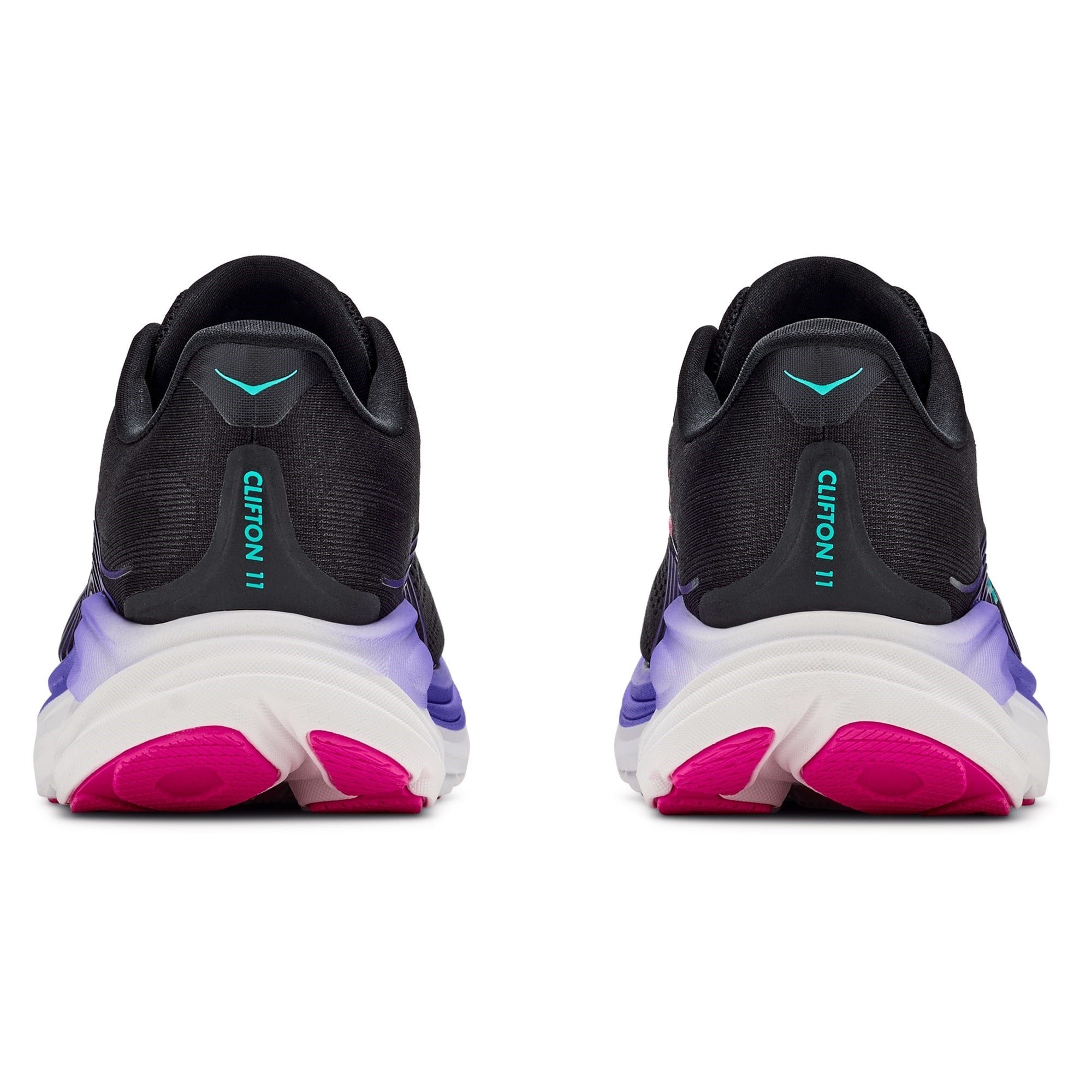 Hoka Clifton 11 - Womens Running Shoes - Black/Neon Nebula - image 5