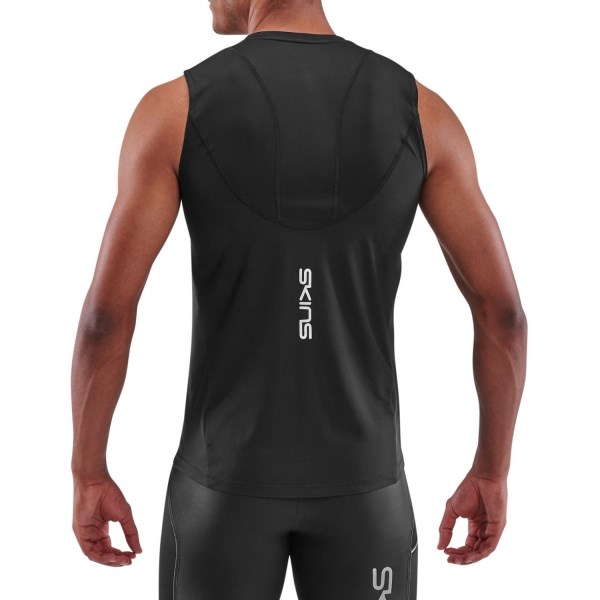 Skins Series-3 Mens Training Tank Top - Black