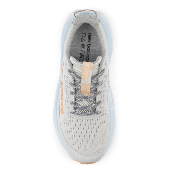 New Balance Fresh Foam More Trail v3 - Womens Trail Running Shoes - Grey Matter/Copper/Quarry Blue