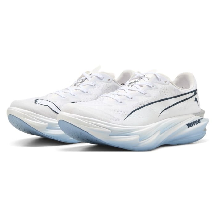 Puma Deviate Nitro Elite 4 - Womens Running Shoes - Puma White/Chambray - image 2