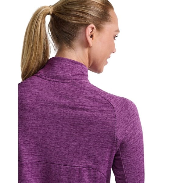 2XU Ignition 1/4 Zip Womens Long Sleeve Running Top - Wood Violet/White Reflective