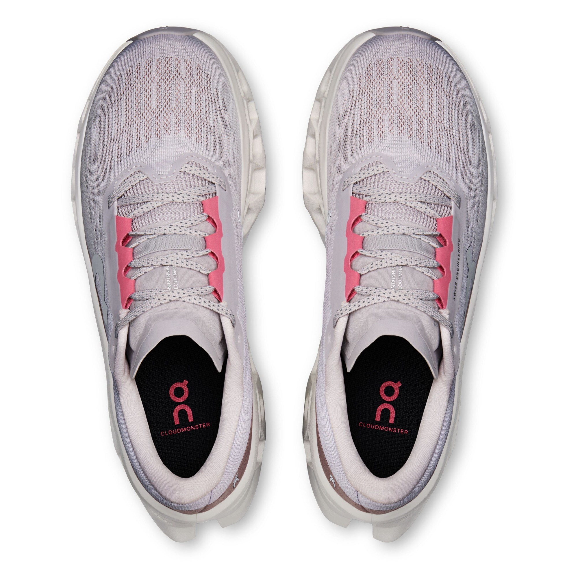 On Cloudmonster 3 - Womens Running Shoes - Ether/Ivory - image 3