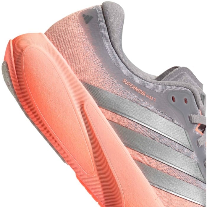 adidas Supernova Rise 3 - Womens Running Shoes - Clear Orange/Silver Metallic/Glory Grey